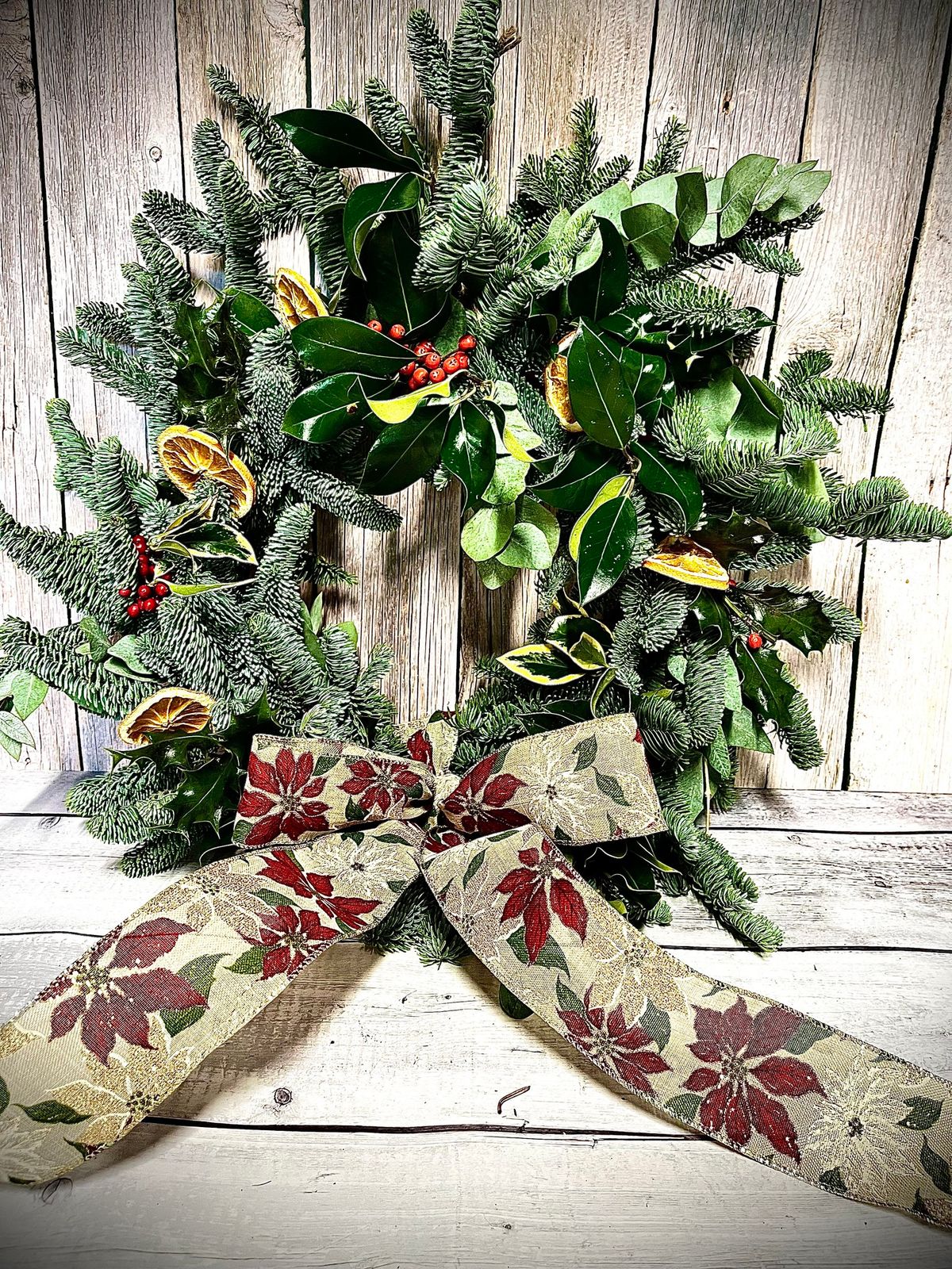 Christmas wreath workshop