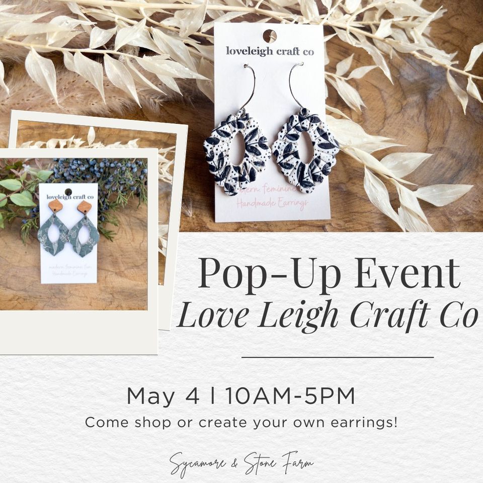 Pop Up Event with Love Leigh Craft Co