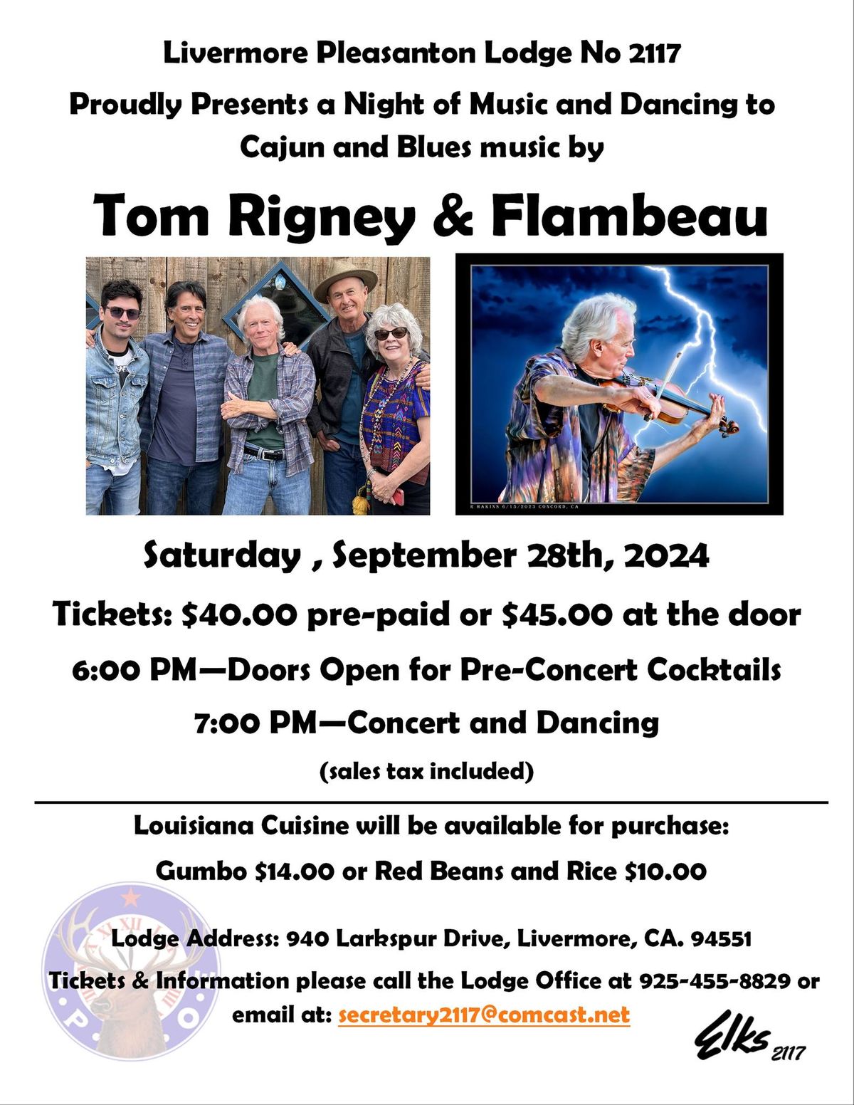 Tom Rigney Concert