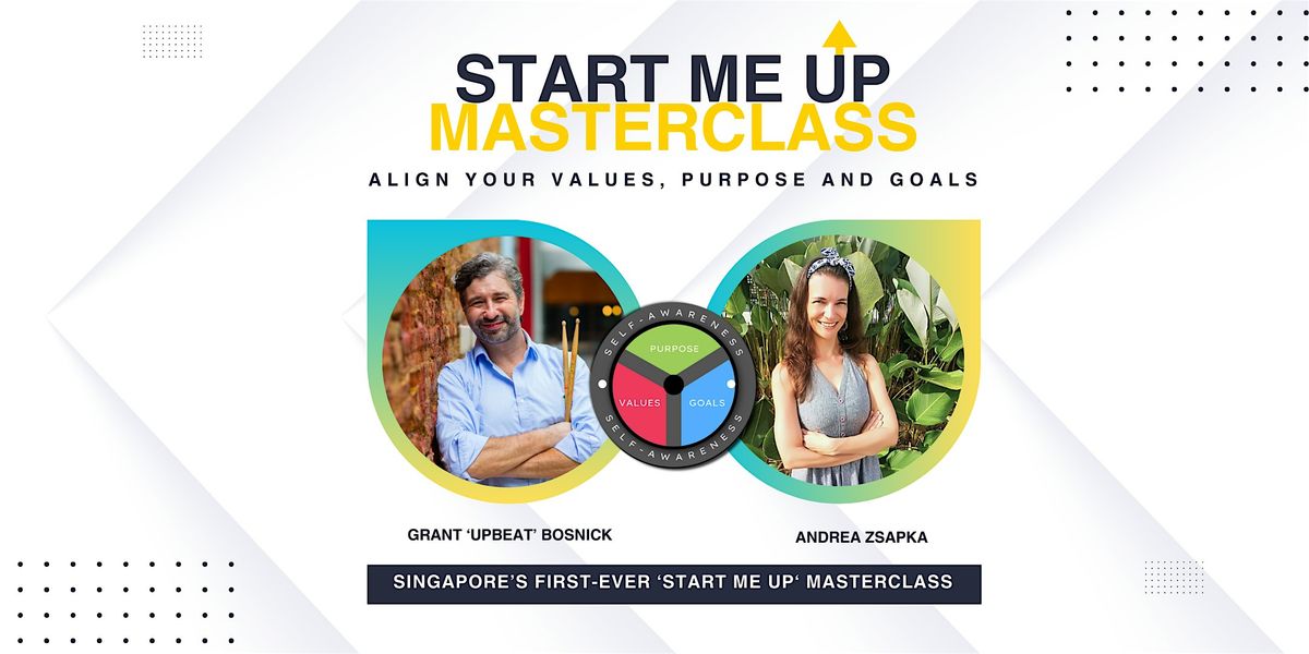 START ME UP-MASTERCLASS FOR STARTUPS & BUSINESS OWNERS IN SINGAPORE