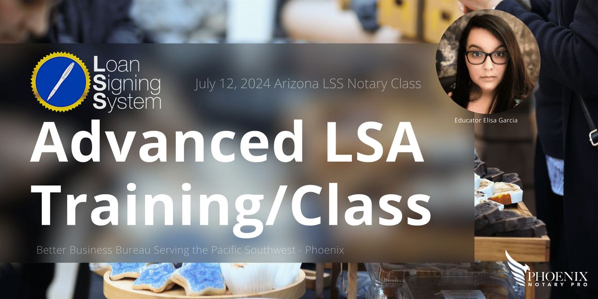 LSS Advanced LSA Training\/Class