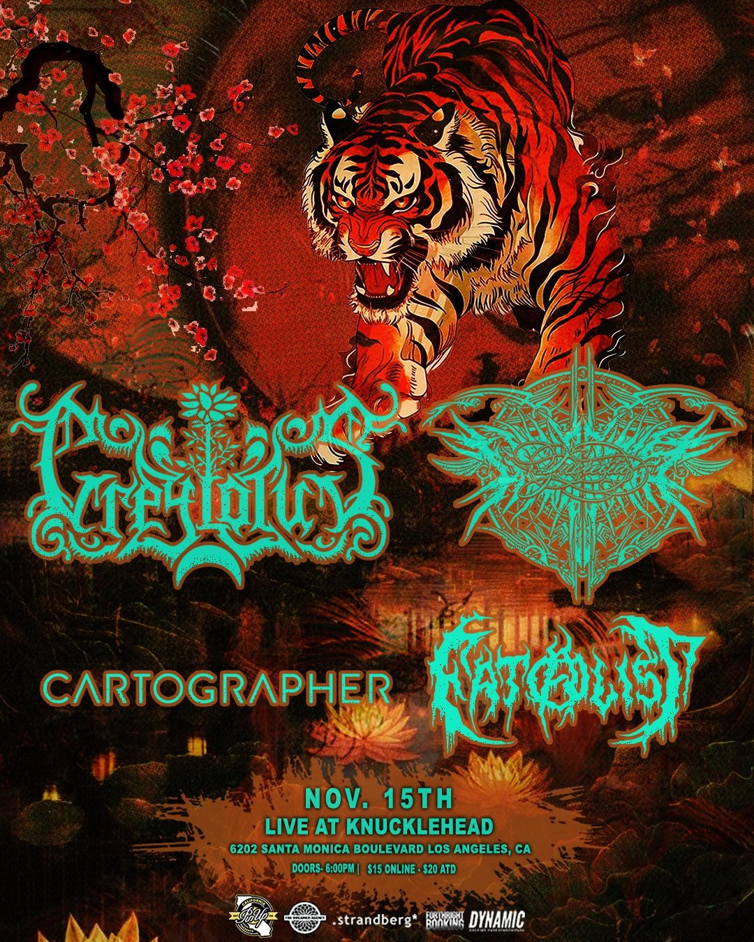 GREYLOTUS, LUCRECIA, CARTOGRAPHER, FATALIST at Knucklehead