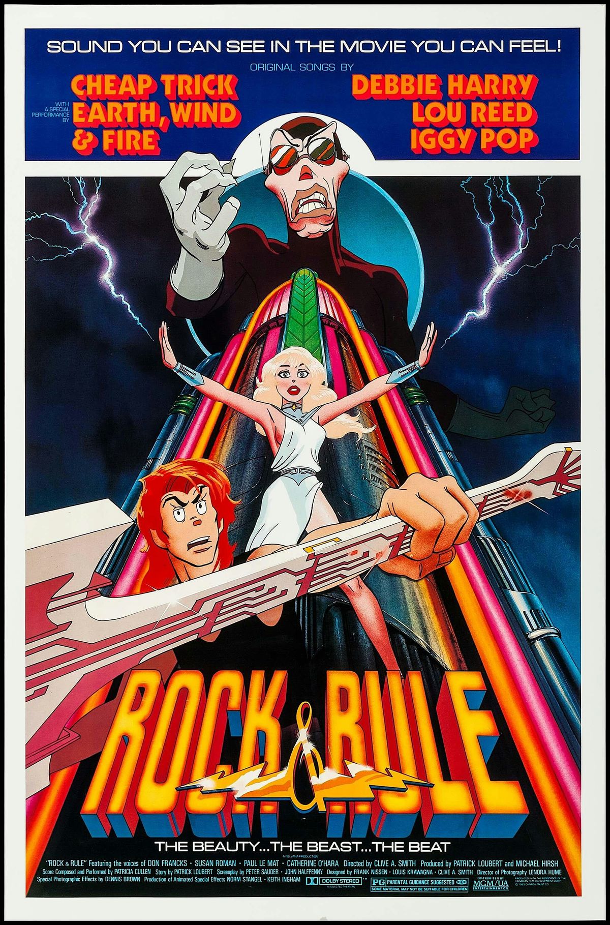 Rock & Rule! Animated musical feature from 1983 at the Historic Select Theater!