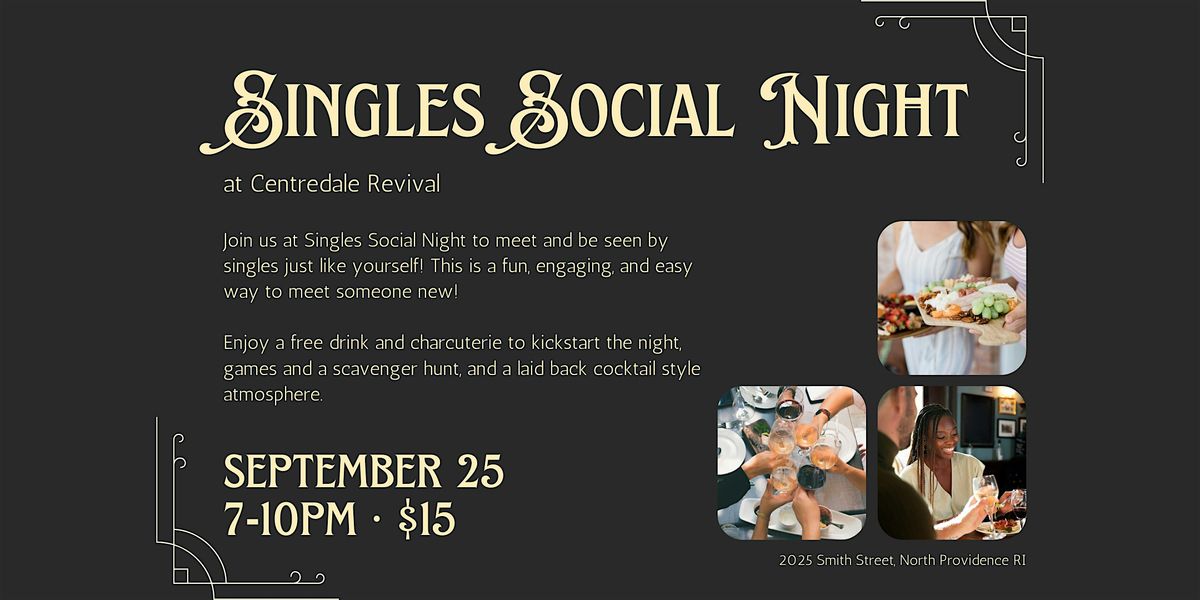 Singles Social Night