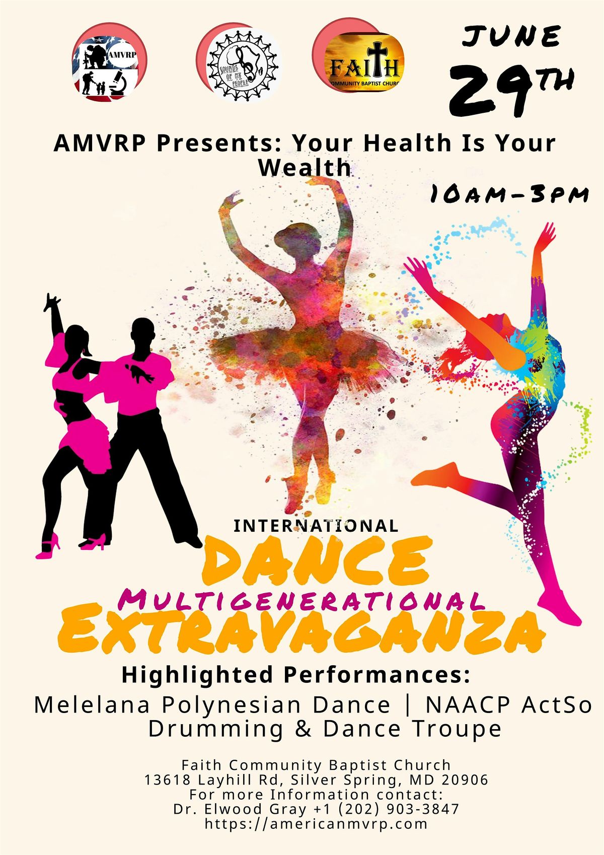 Your Health is Your Wealth Dance Extravaganza & Health\/Wellness Fair