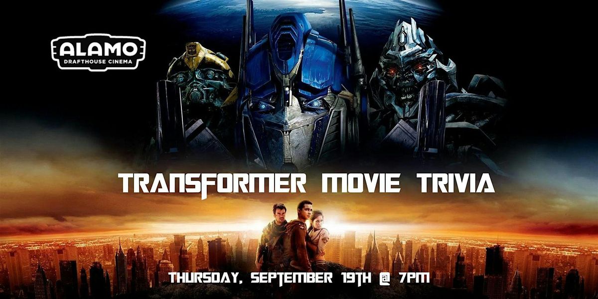 Transformers Trivia at Alamo Drafthouse Cinema Woodbridge