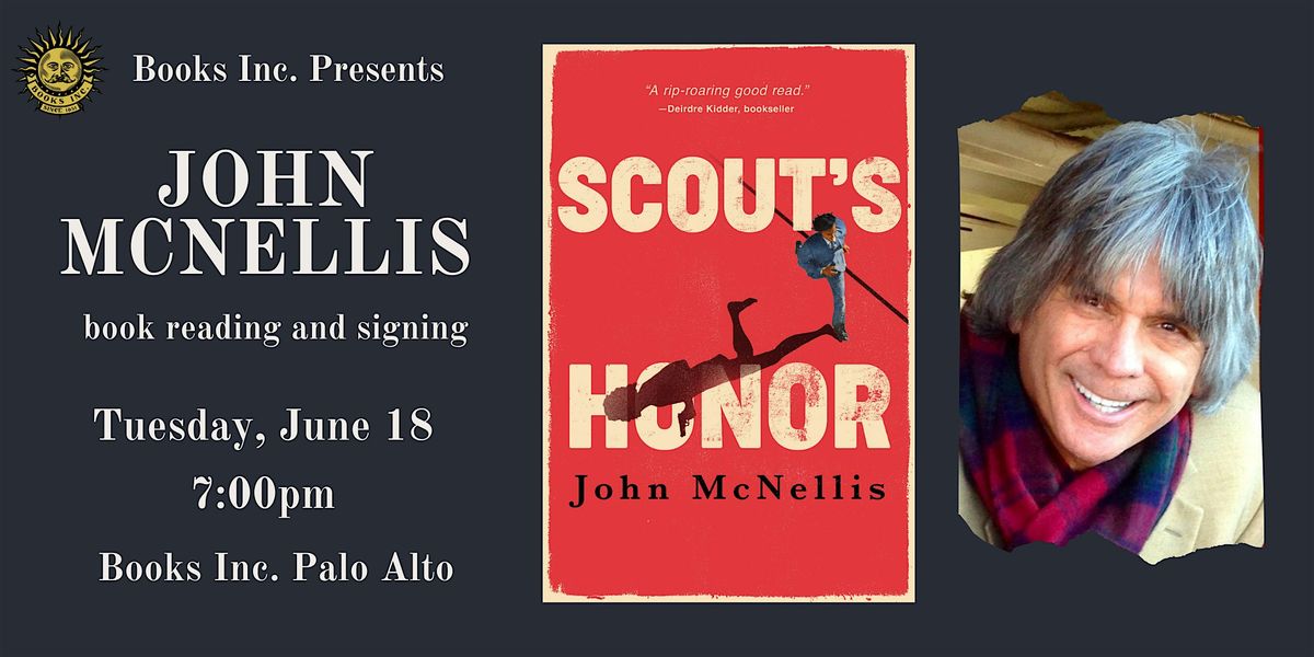 JOHN MCNELLIS at Books Inc. Palo Alto