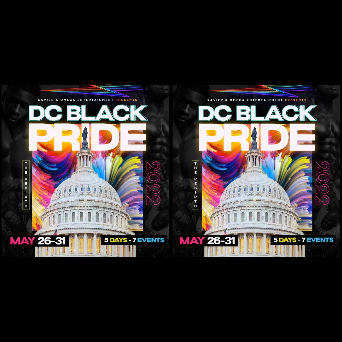 DC BLACK PRIDE 2022, THE REBIRTH, Washington, 26 May to 31 May