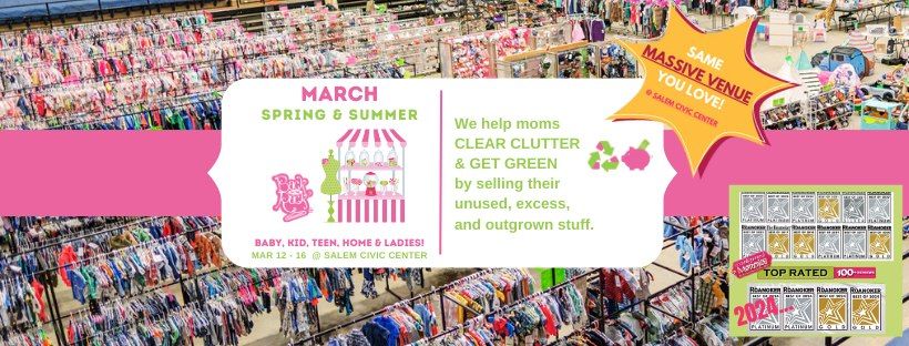 BOTR Consignment Pop-Up Event Baby, Kid, Teen, Home & Ladies! SPRING & SUMMER, Roanoke, VA