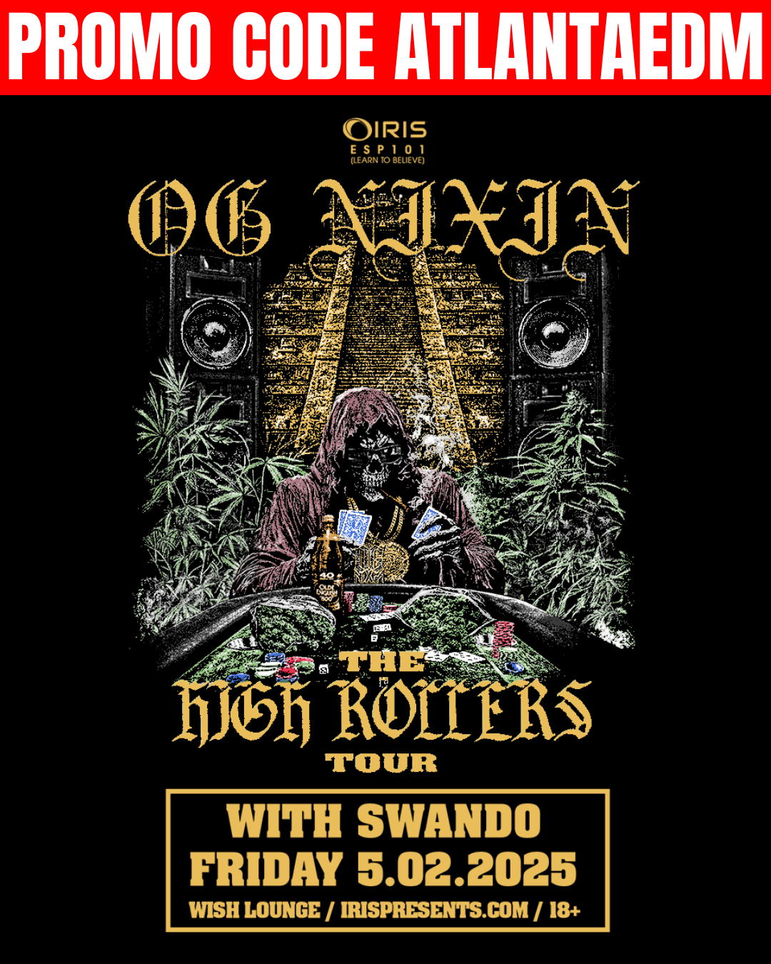 OG Nixin at Stereo Live Houston