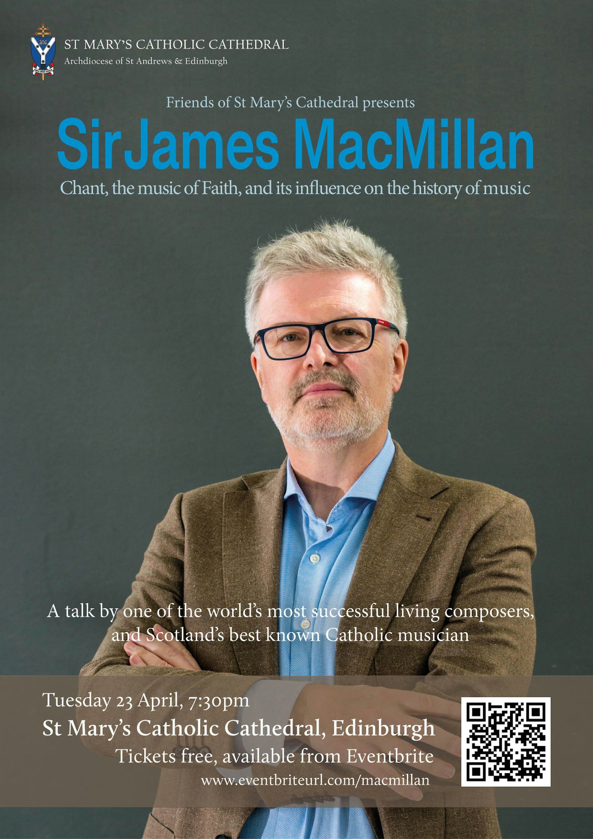 Sir James MacMillan at St Mary's Catholic Cathedral