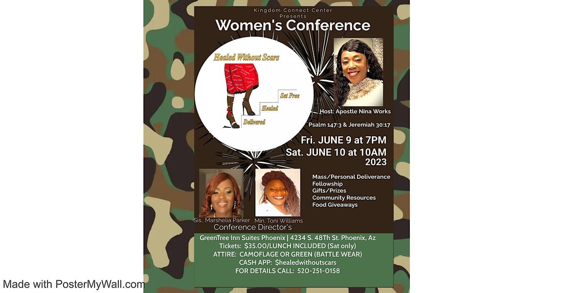 HEALED WITHOUT SCARS Women's Conference