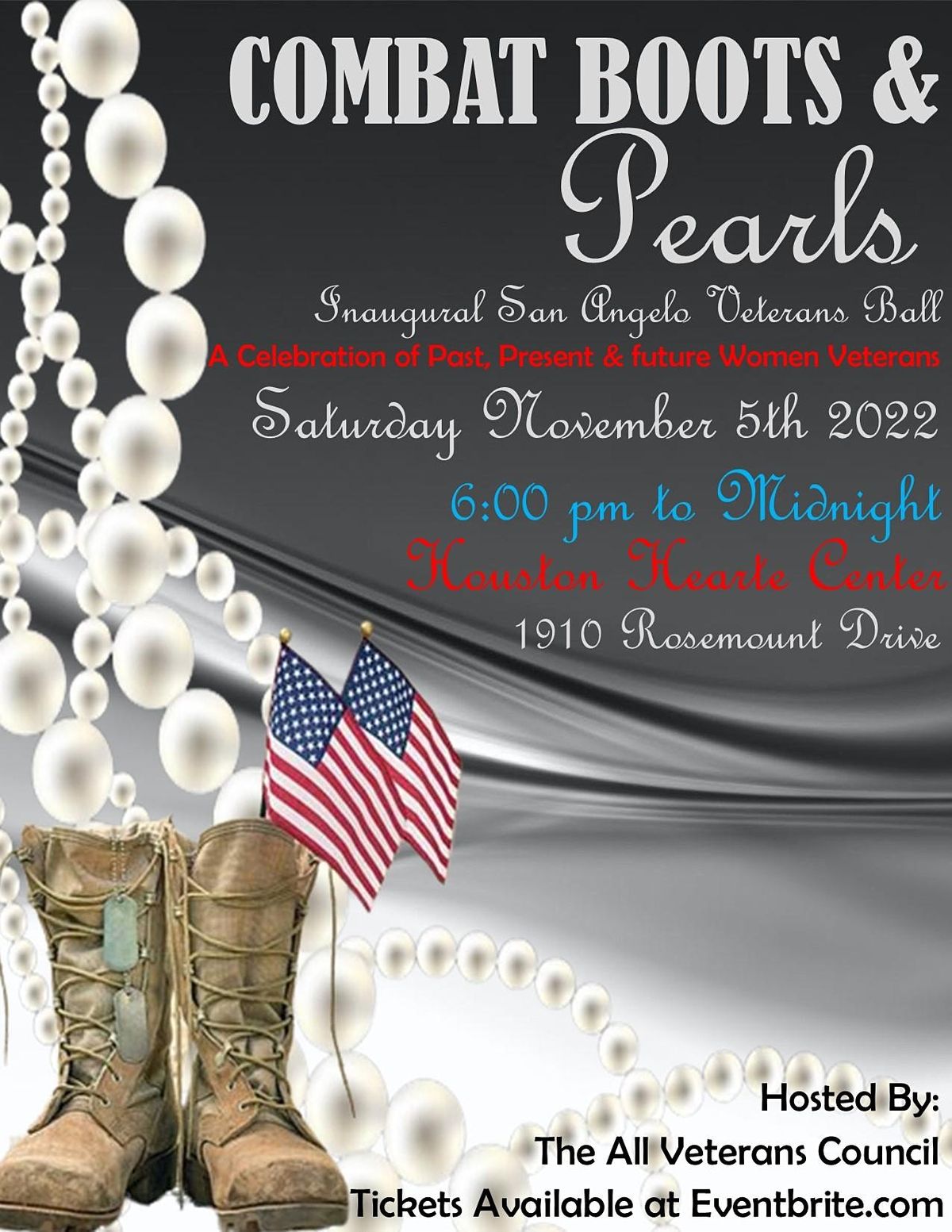 Combat Boots & Pearls - Inaugural Veterans Ball