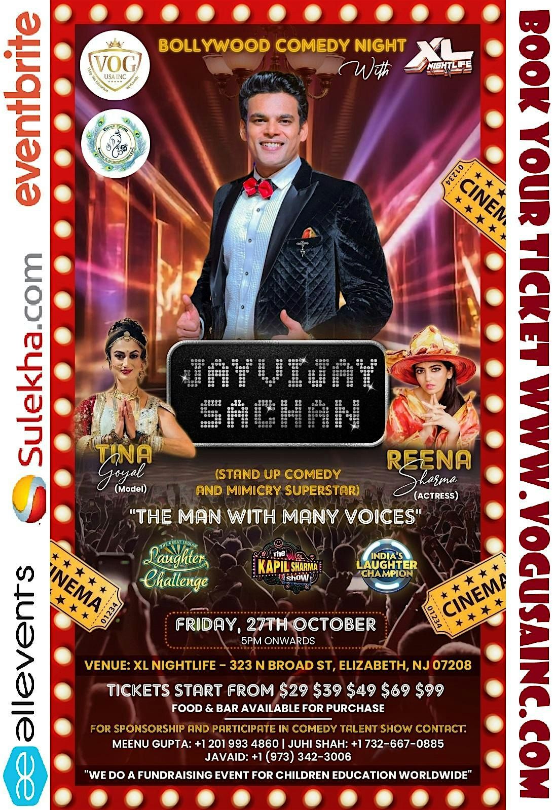 BOLLYWOOD NIGHT WITH "JAYVIJAY SACHAN"