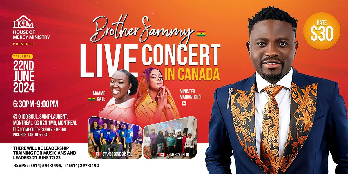 Brother Sammy - Live Concert in Canada