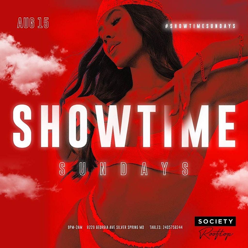 Showtime Sundays  @ Society Rooftop