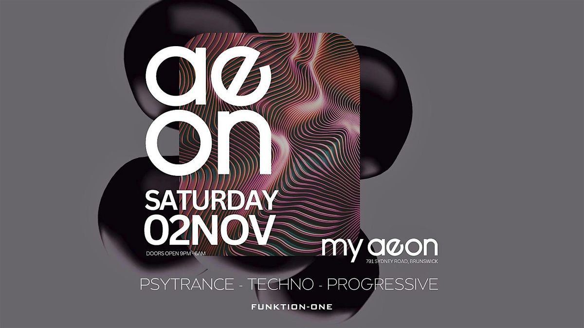 My Aeon \u2022 Saturday \u2022 November 2nd