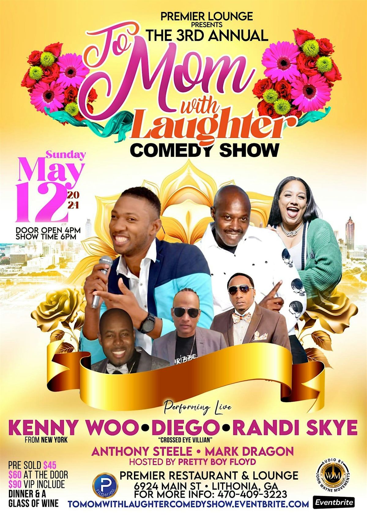 TO MOM WITH LAUGHTER COMEDY SHOW