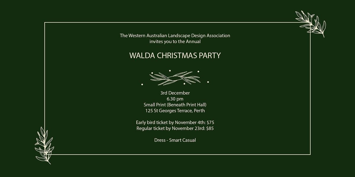 WALDA 2021 Christmas Party