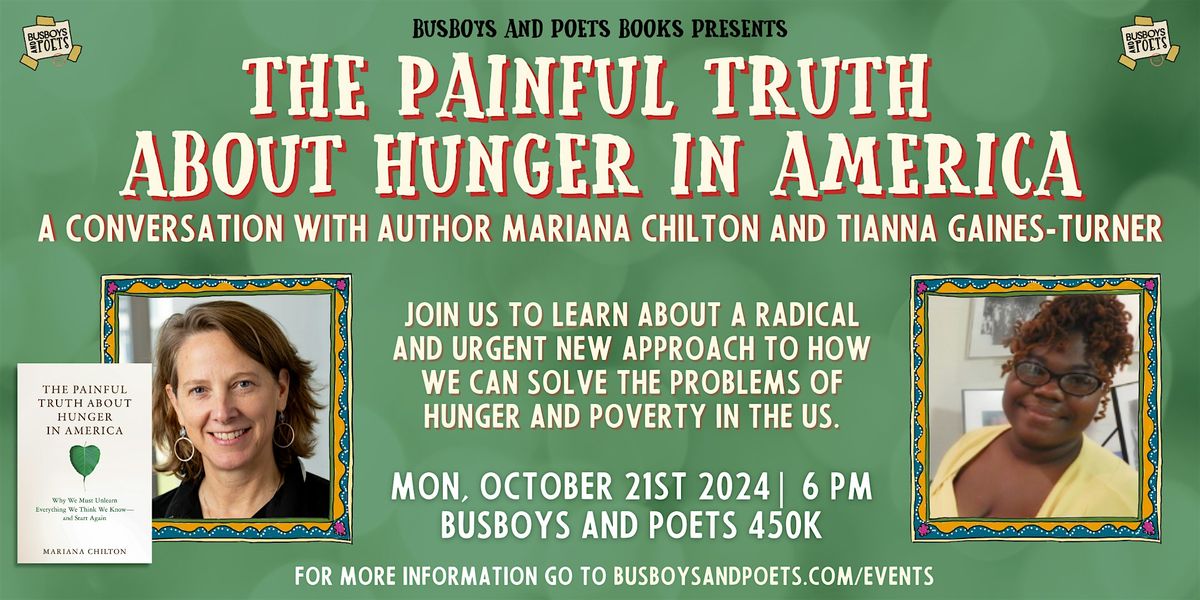 THE PAINFUL TRUTH ABOUT HUNGER IN AMERICA | Busboys and Poets Books