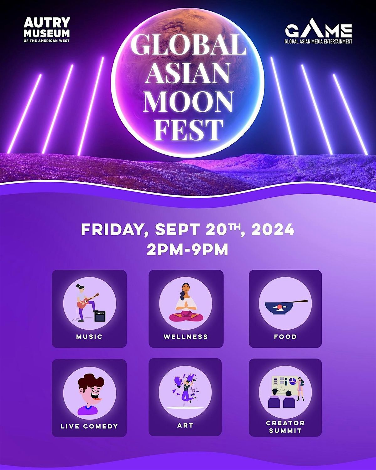 Global Asian Moon Fest - Live Performances, Music, Wellness, Food