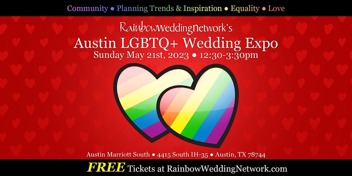 Austin LGBTQ+ Wedding Expo, Austin Marriott South, 21 May 2023