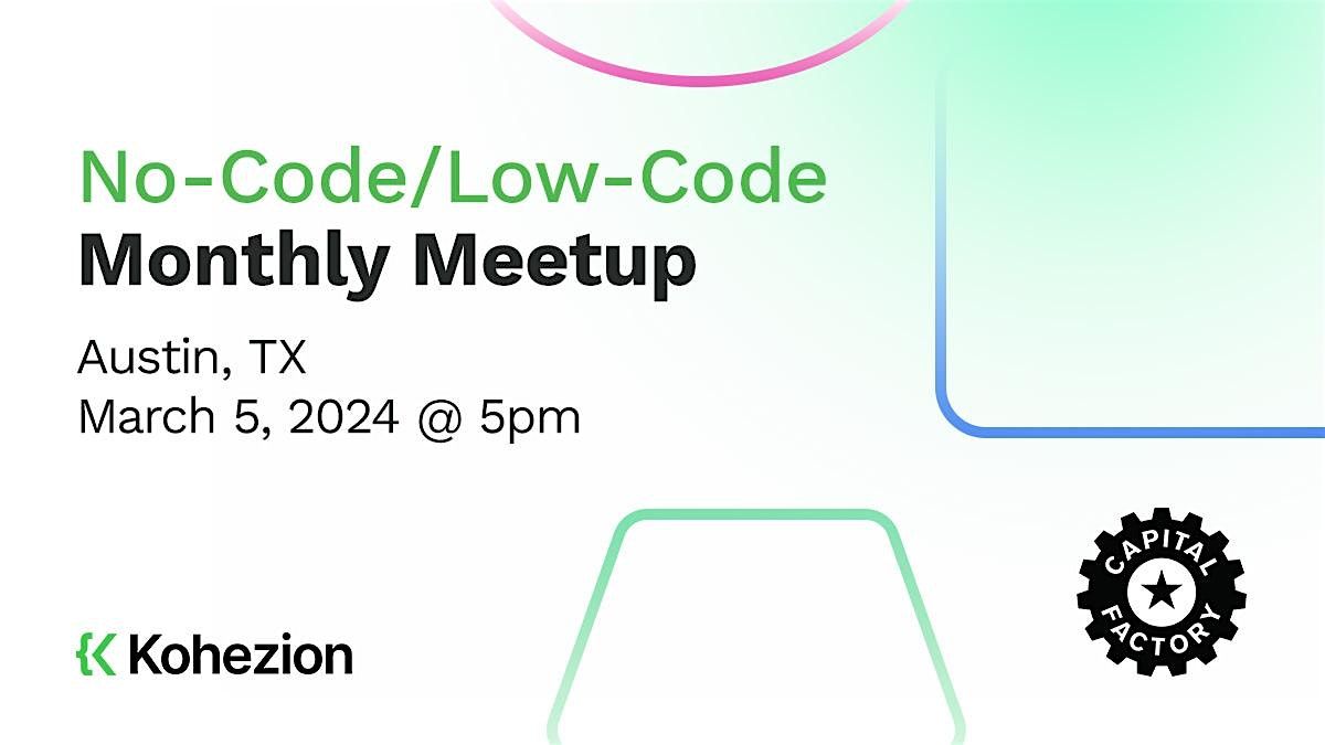 No-Code\/Low-Code and Work Automation Austin