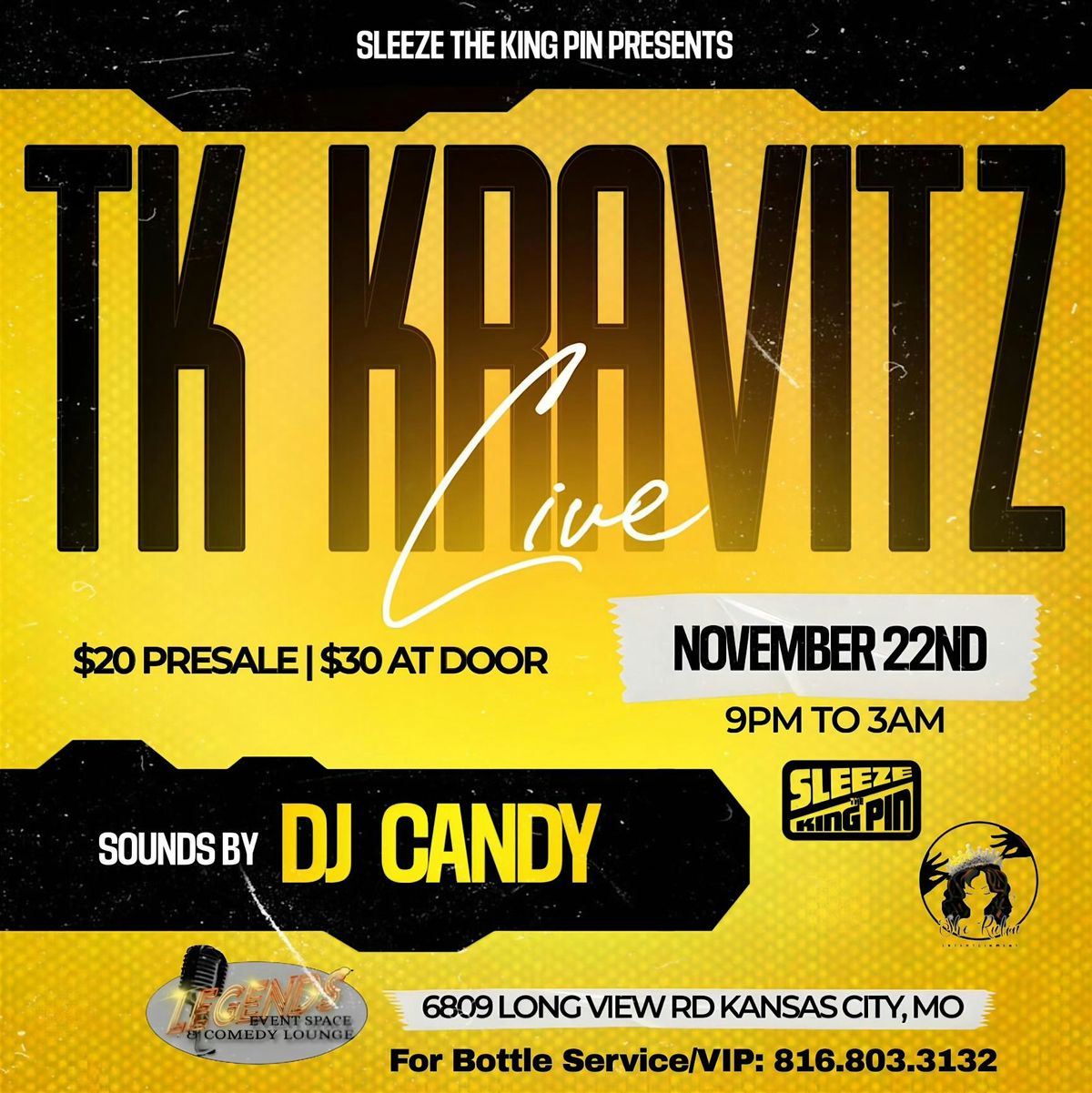 TK Kravitz Live