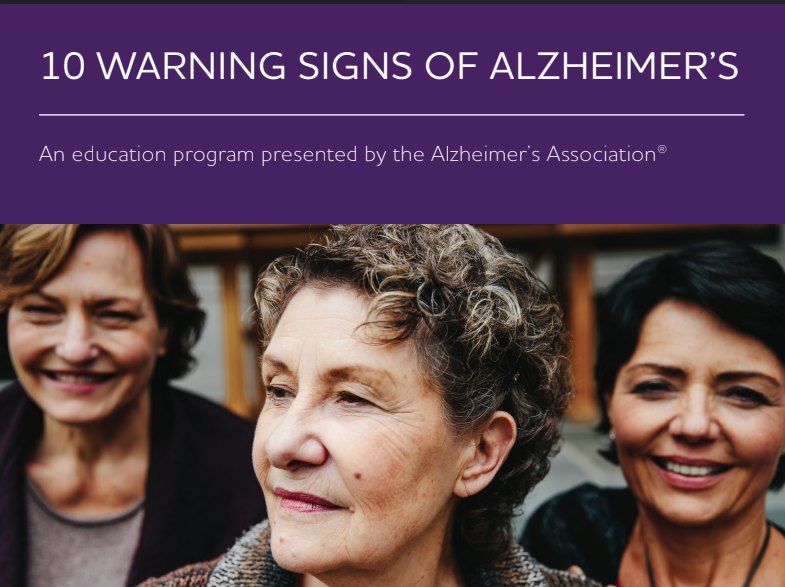 10 Warning Signs of Alzheimer's - OKC Indian Clinic