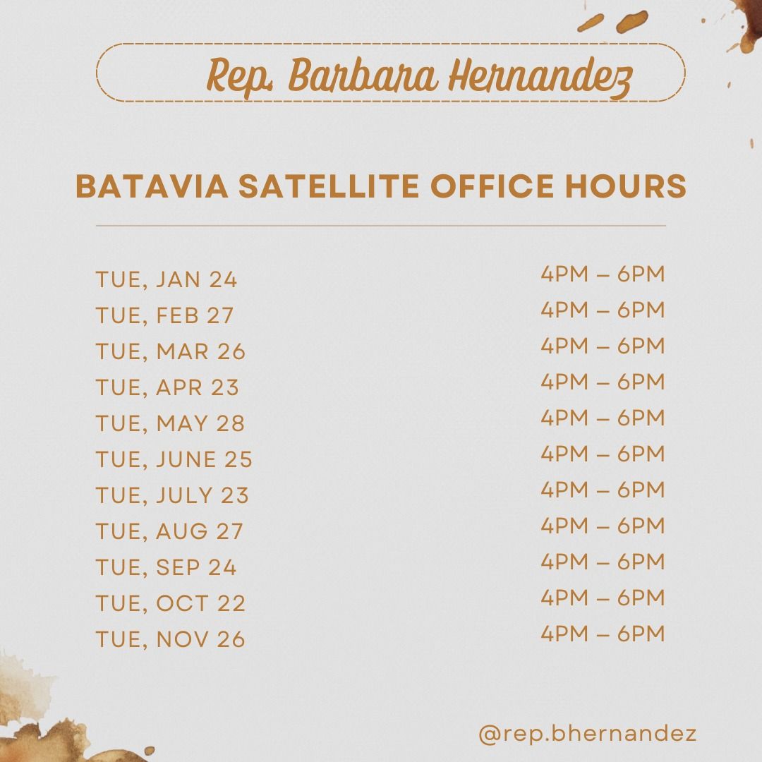 Batavia Satellite Office Hours