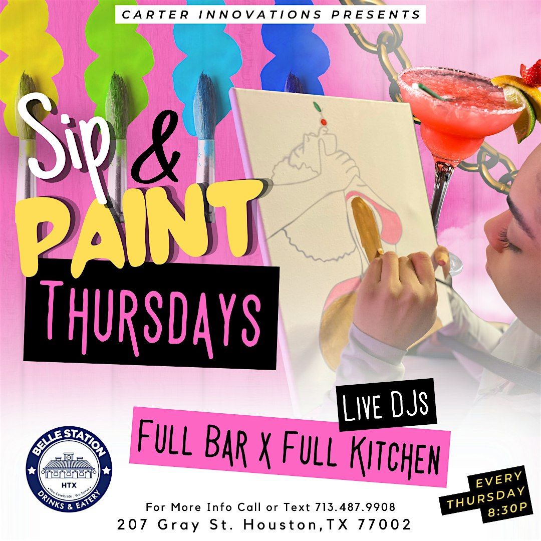 Sip & Paint Thursdays