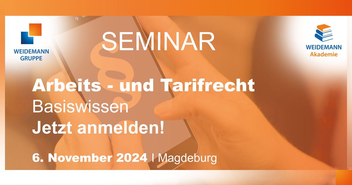 Seminar - Arbeits- und Tarifrecht