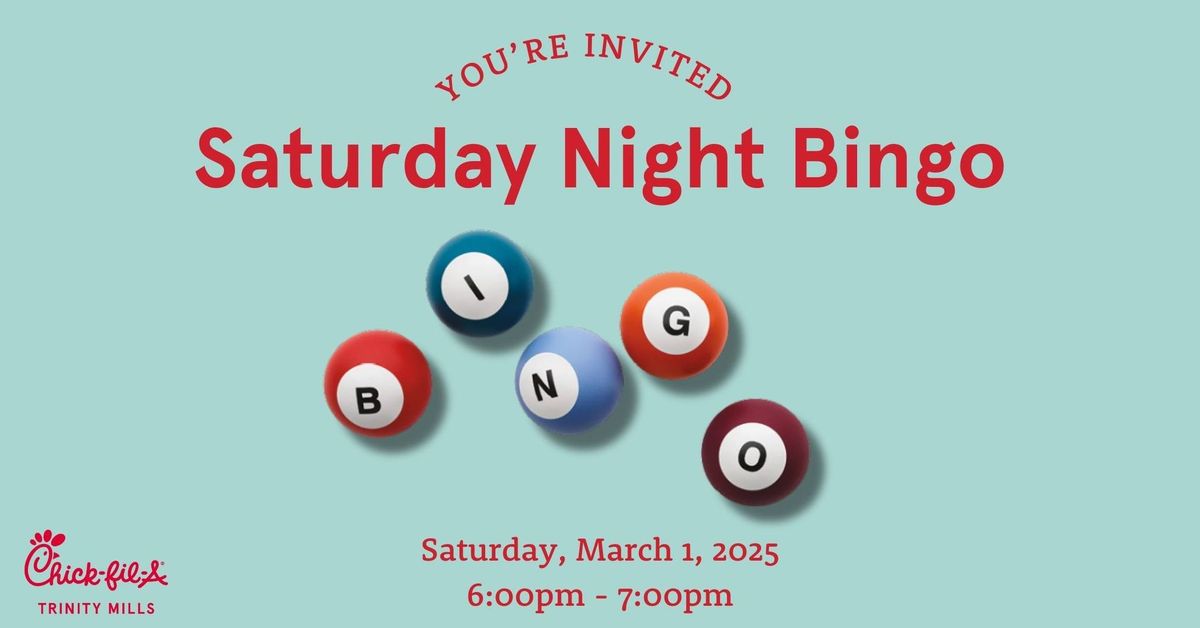 Bingo Night at Chick-fil-A