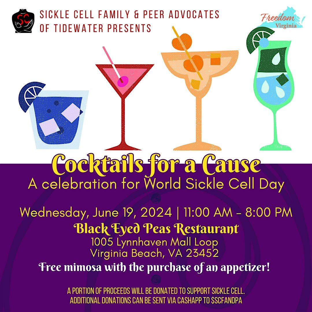 Cocktails for a Cause A celebration for World Sickle Cell Day