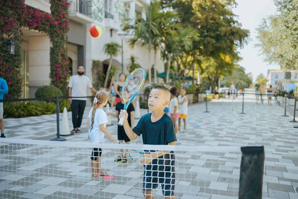 Inclusive Children\u2019s Tennis Class with Love Serving Autism