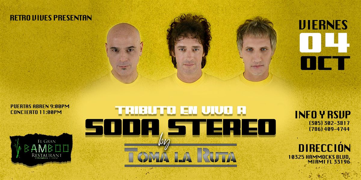 Tributo en VIVO a SODA STEREO - Rock en Espa\u00f1ol