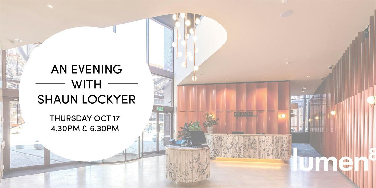 An evening with Shaun Lockyer