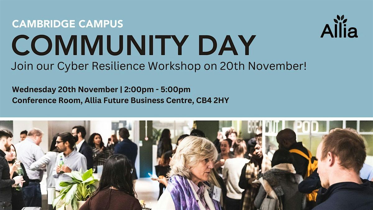 Cambridge Community Day: Cyber security