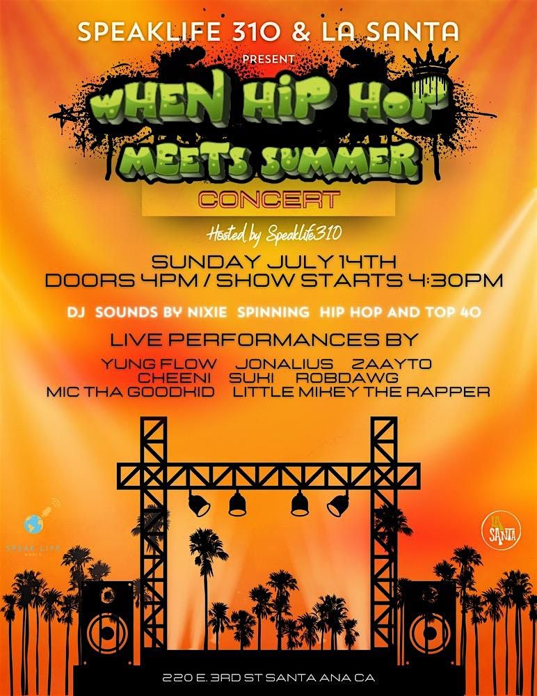 WHEN HIP HOP MEETS SUMMER CONCERT!