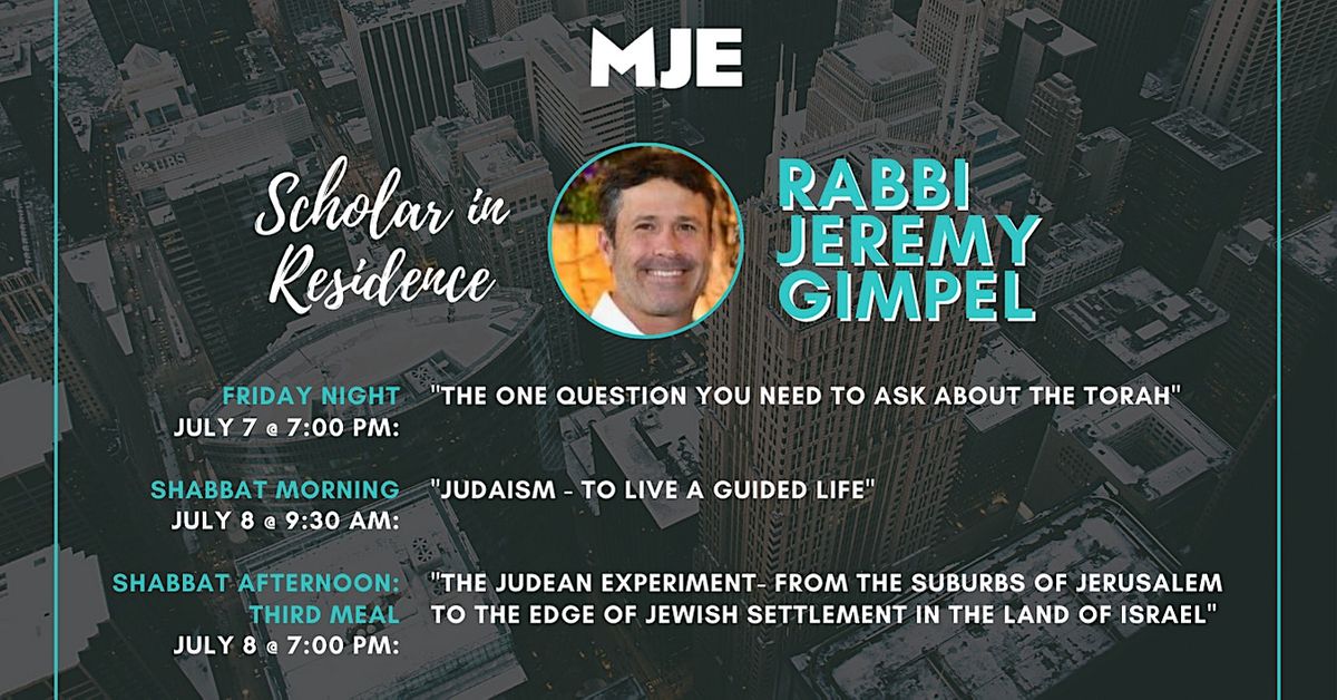 Shabbat Afternoon Third Meal With Rabbi Jeremy Gimpel | YJP 20s 30s | MJE