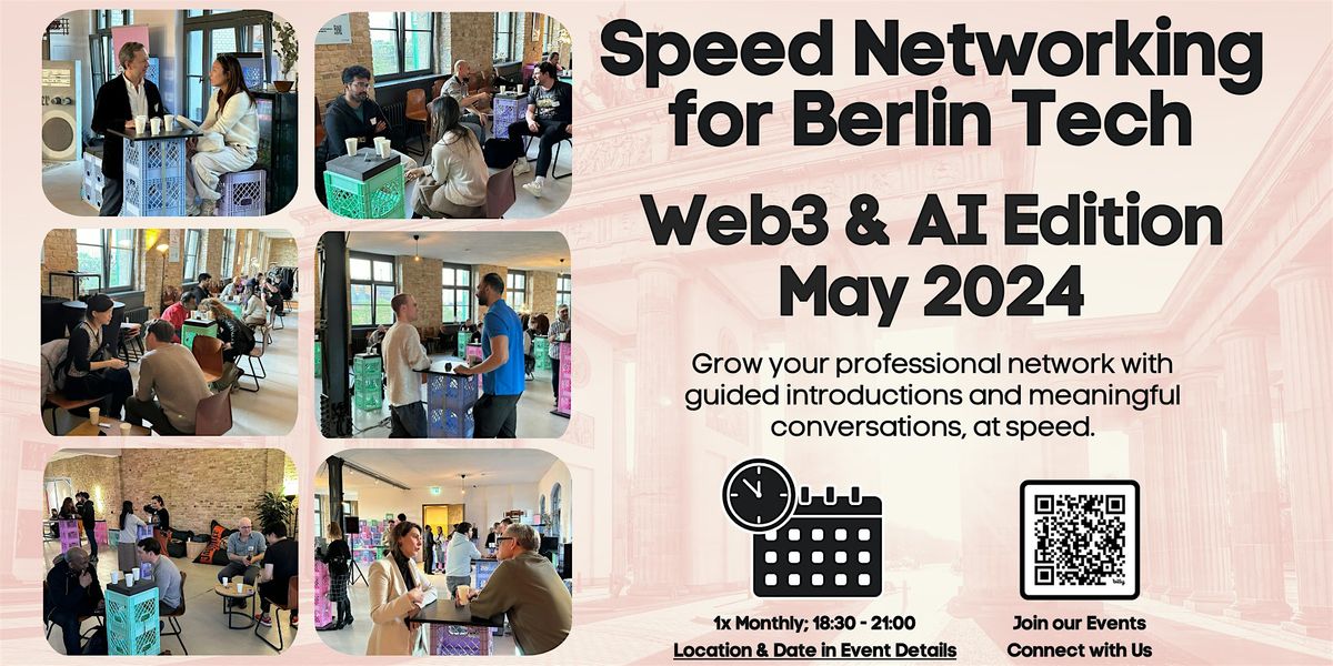 Speed Networking for Berlin Tech: Web3 & AI Edition @ w3.hub