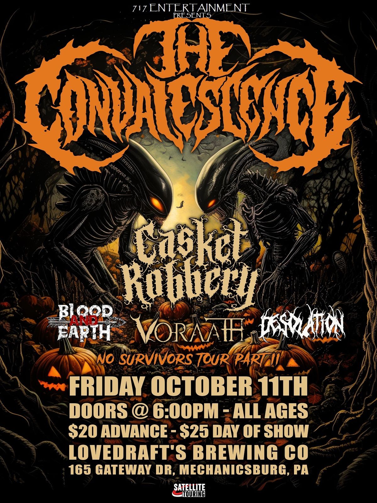 The Convalescence w\/ Casket Robbery, Voraath, Blood and Earth and Desolation at Lovedrafts