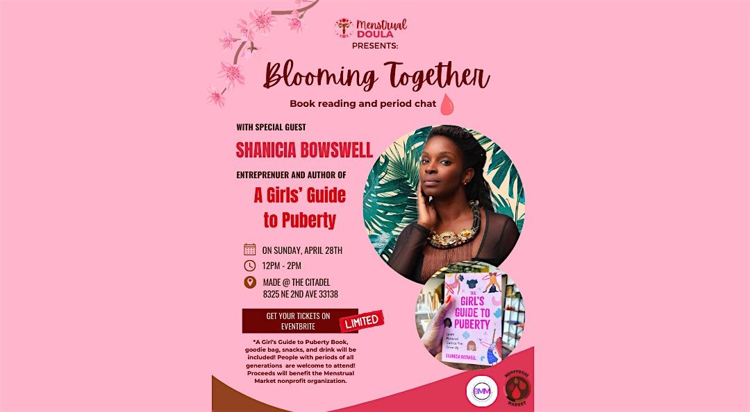 Blooming Together with A Girl's Guide to Puberty author Shanicia Boswell