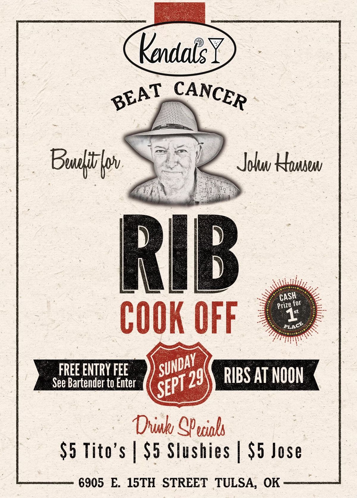 \u2665\ufe0fBeat cancer with John Hansen Rib cook off \ud83e\udd0d