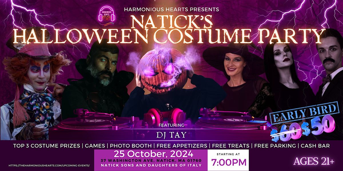 Natick's Halloween Costume Party  - Ages 21+