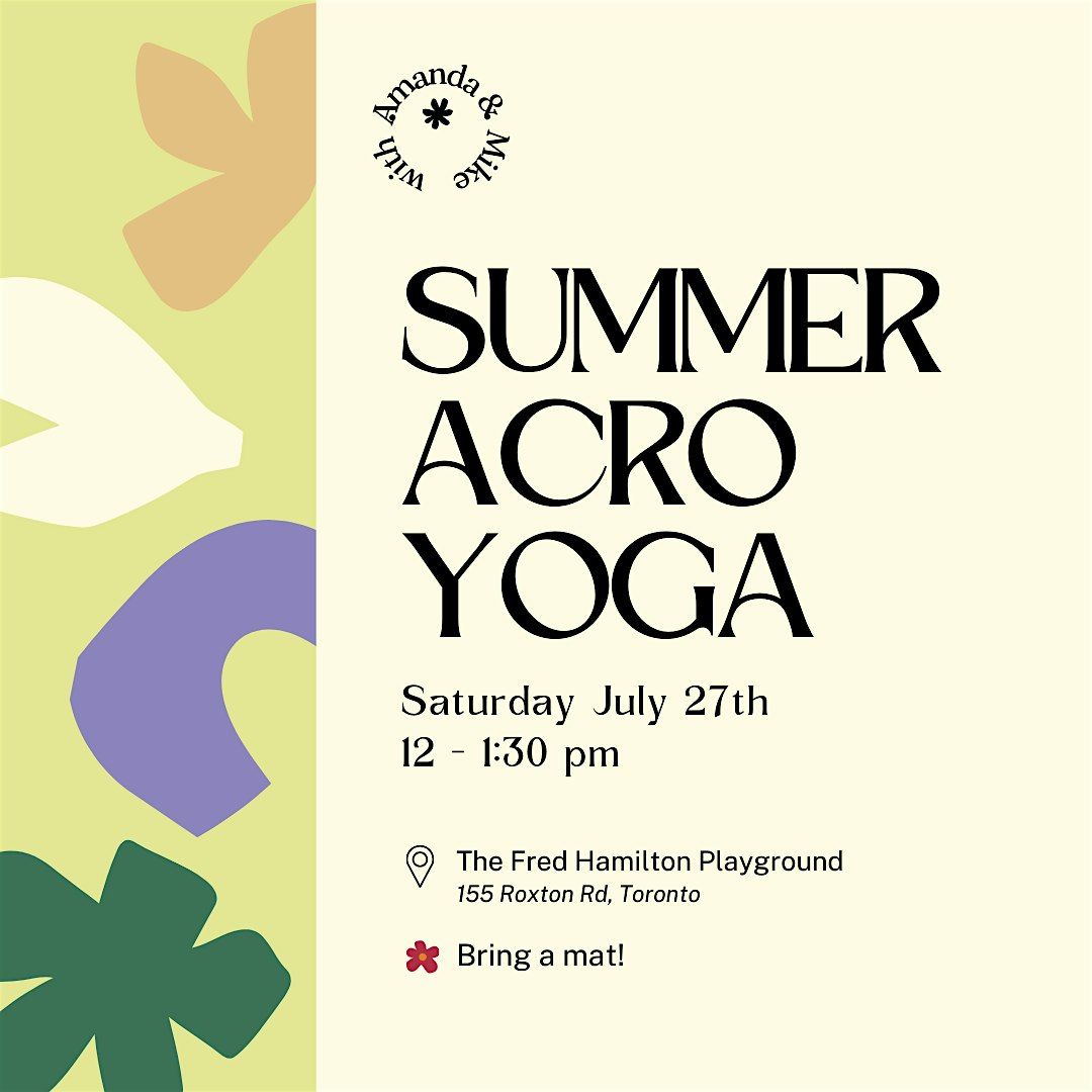 Intro to Acro Yoga Workshop