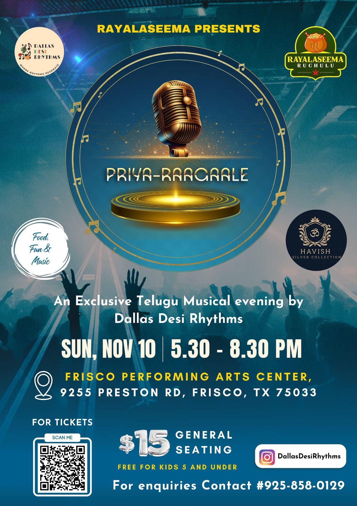 PriyaRaagale - Telugu Musical Event