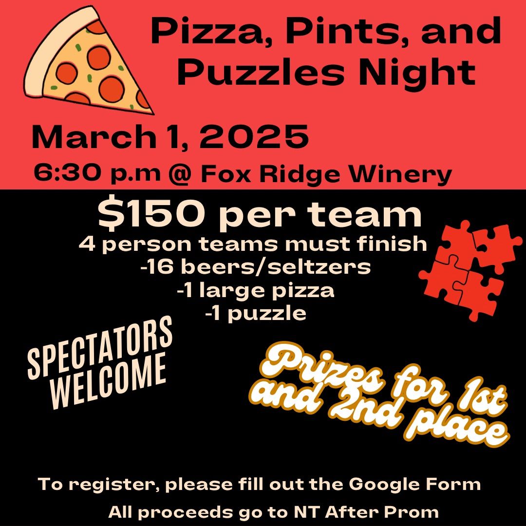 Pizza, Puzzles and Pints! 