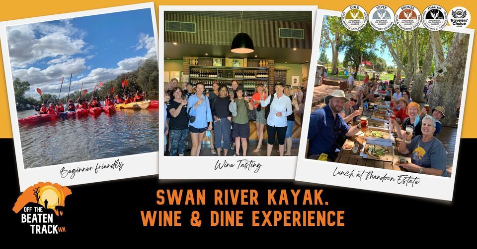 Swan River Kayak, Wine & Dine Experience 