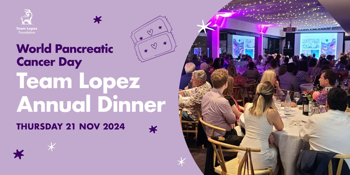 Team Lopez Dinner for World Pancreatic Cancer Day